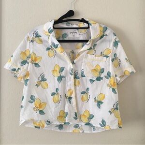 GILLY HICKS Lemon Sleep Top 🍋💚💛